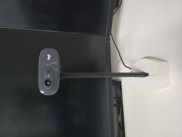 C270 webcam holder for conference calls (with Fusion 360 file) 3D model thumbnail