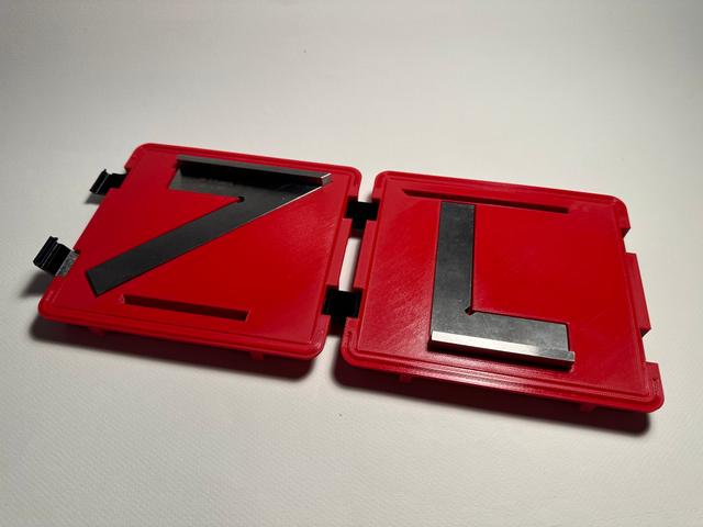 Box for 90 and 45 Degrees Machinist Squares 3D model thumbnail