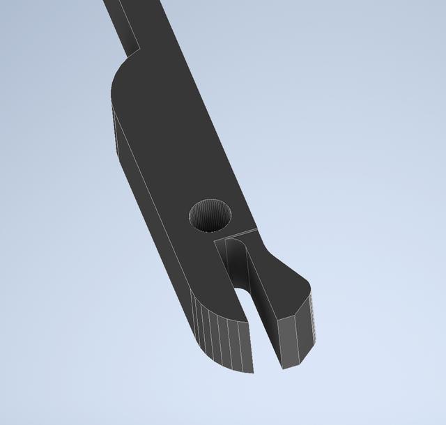 Improved middle section for "Pop-up credit card wallet spreader" 3D model thumbnail