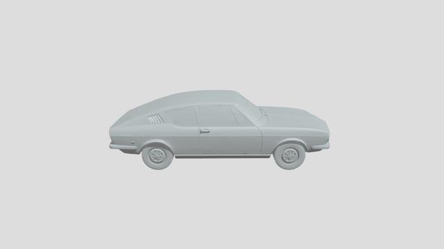 Audi 100S Coupé scale1-70 for 3D-printing 3D model thumbnail