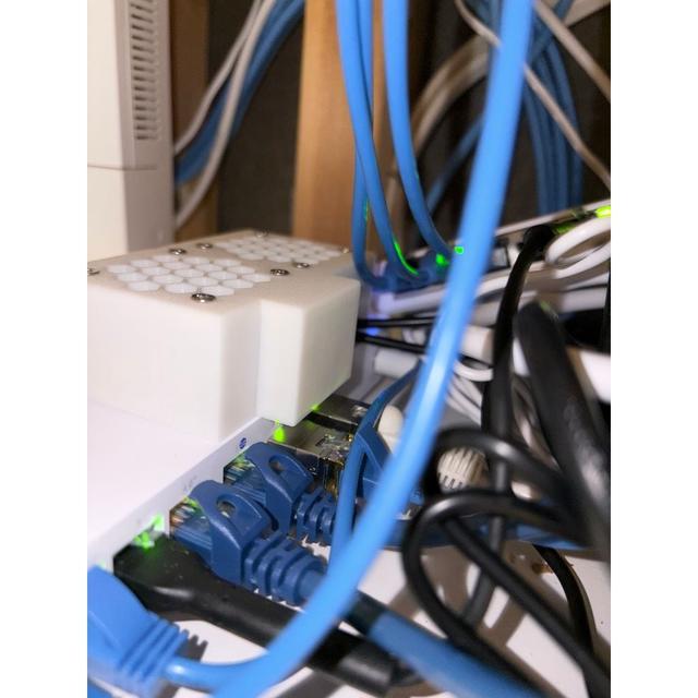 Ubiquiti UCG Fiber SFP+ dual port cooler 3D model thumbnail