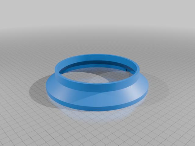 Xpelair GX6EC fan ducting adapter 3D model thumbnail