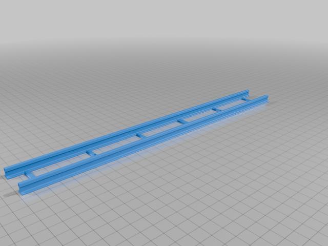 Guard rails for LGB track 3D model thumbnail