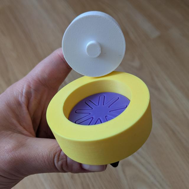 Spiral cone fidget toy popper 3D model thumbnail