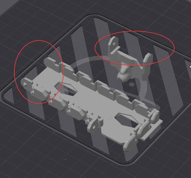 [Elegoo Neptune 4/4PRO] Cable Chain Z mount - no glue - for extruder spine 3D model thumbnail
