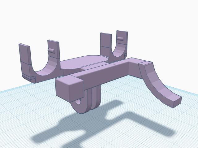 Logitech Quickcam Pro 9000 Modular Mounting System MMS 3D model thumbnail