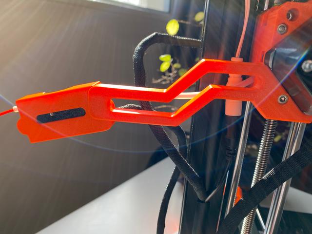 Prusa MINI filament sensor holder 3D model thumbnail