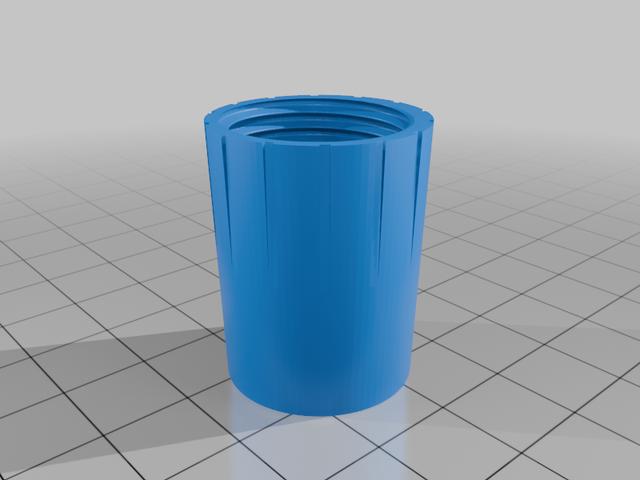 Shower Head Screw (BSP 1/2) 3D model thumbnail