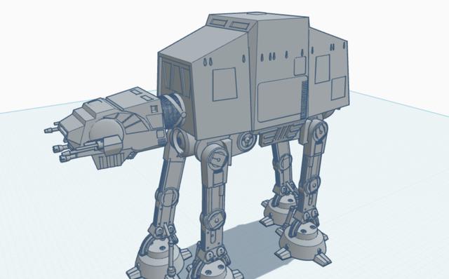 AT-AT Miniature 3D model thumbnail