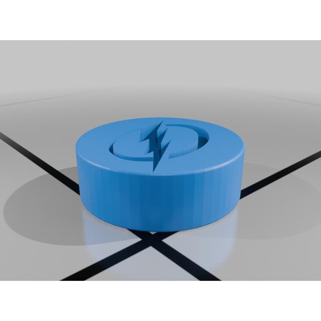 hockey puck 3D model thumbnail