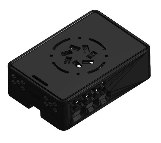 TRMNL Raspberry Pi 5 case 3D model thumbnail