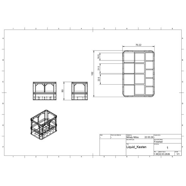 Liquid box for Elfbar vapes 3D model thumbnail