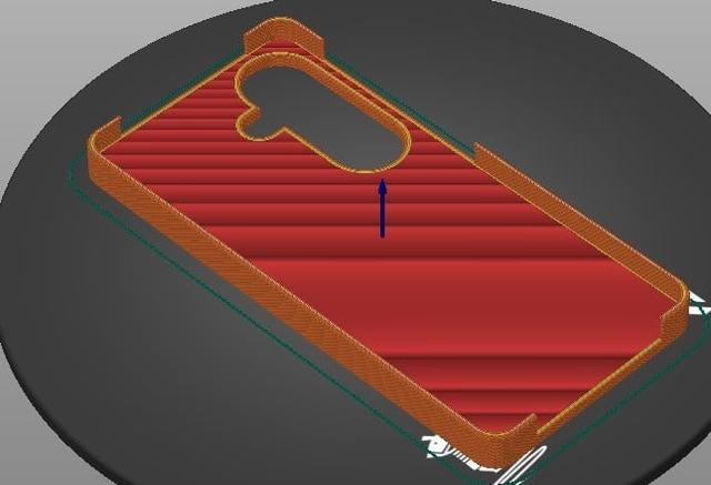 Galaxy S26 case 3D model thumbnail