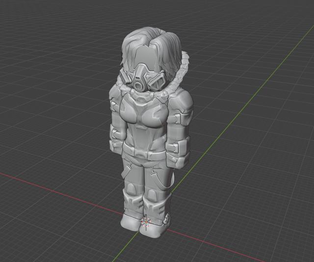 Snowgirl   (STALCRAFT: X) 3D model thumbnail