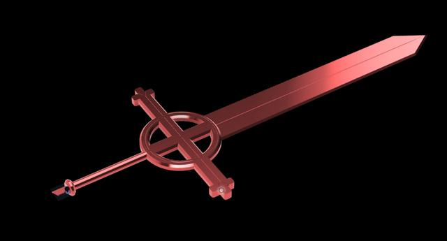  Demon Blood Sword - adventure time 3D model thumbnail
