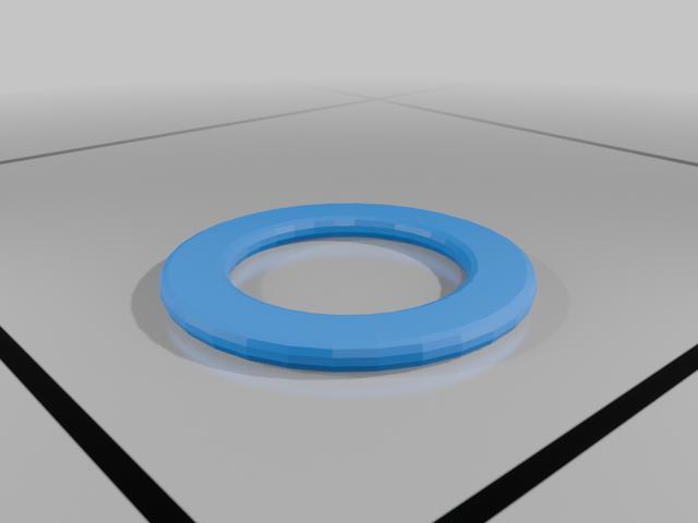 Outdoor frisbee 3D model thumbnail