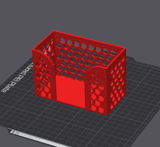Wall Mount Container 3D model thumbnail