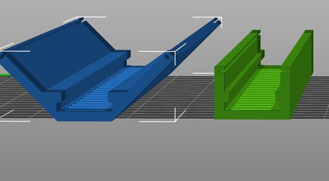 LED strip holder 3D model thumbnail