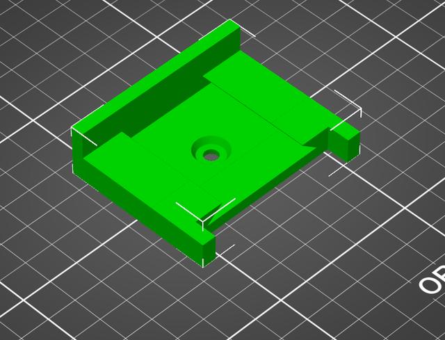 Longer Bottom Rail Endcap for Clearance 3D model thumbnail