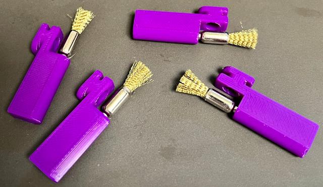 Prusa Brush Cleaner TwistLock remix 3D model thumbnail