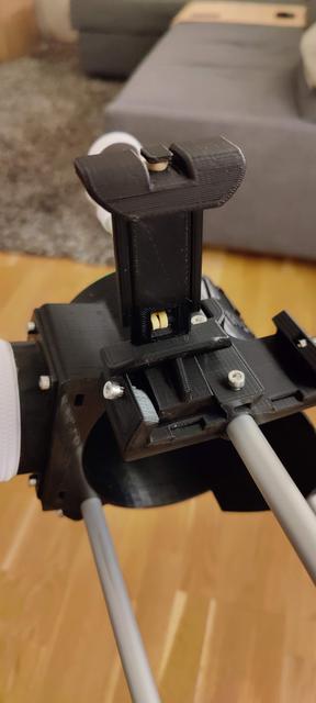 Mini dovetail phone holder 3D model thumbnail