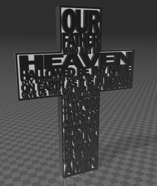 OurFather with ligthbox 3D model thumbnail