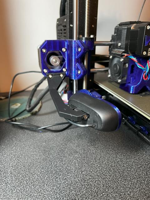 Logitech C270 Mount for X-Axis revision with belt tensioner 3D model thumbnail