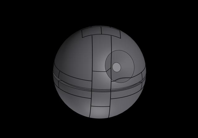 3D puzzle ”Deathstar” 3D model thumbnail