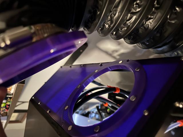 Magnetic Fume Exhaust (4 inch duct) for EnXLosure Backpanel 3D model thumbnail