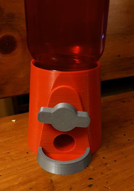 Trim Lip for Simple Mason Jar Candy Dispenser 3D model thumbnail