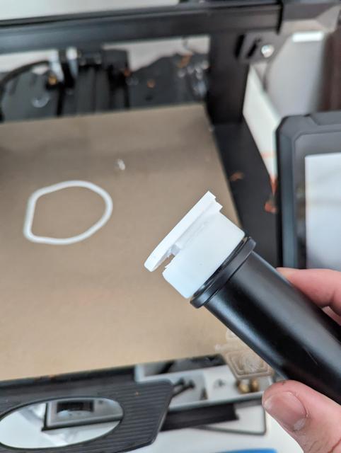 Filler Ender 3 S1 Pro Spool Holder Adapter 3D model thumbnail