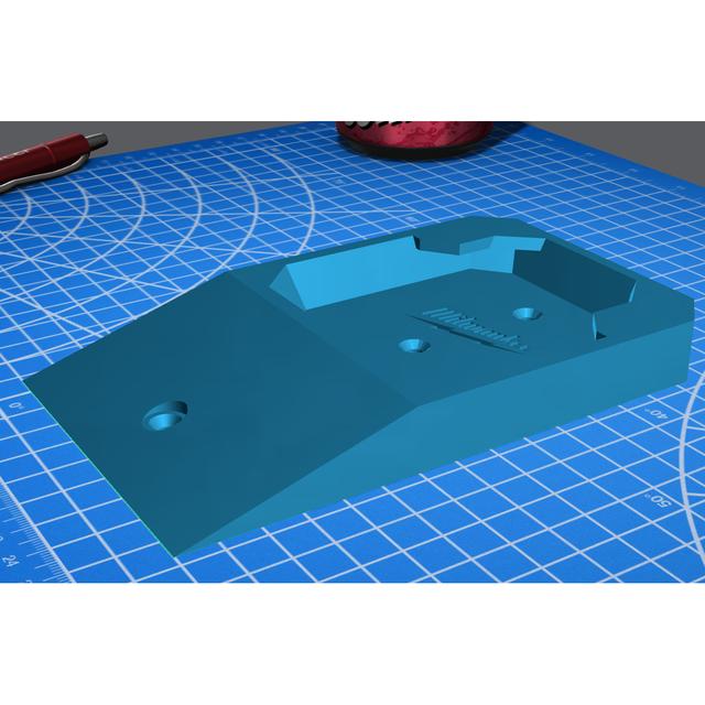 Packout Floor Cleat with Ramp 3D model thumbnail