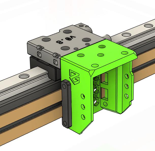 Front Basic 9mm Belt Support 3D model thumbnail
