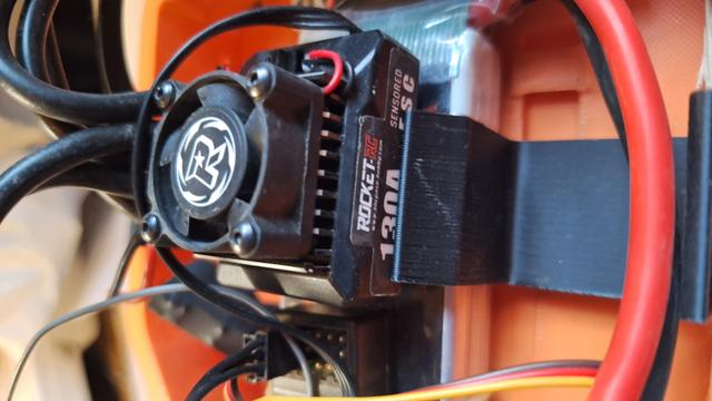 Battery and ESC holder 3D model thumbnail