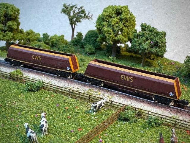 T Gauge 1:450 - HTA Coal Wagons 3D model thumbnail