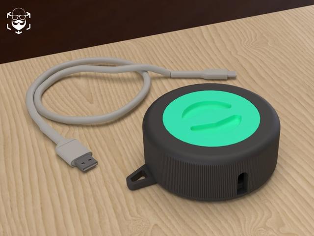 Cable Winder for Cables up to 5 mm 3D model thumbnail