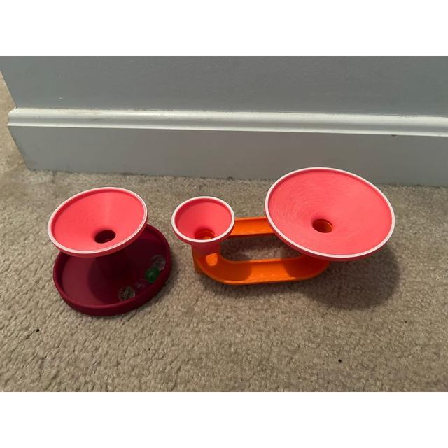 Marble Run - Bowls (2", 3", 4") (Joyin Compatible) 3D model thumbnail