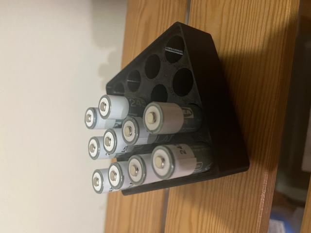 Gridfinity AA Battery Storage 3D model thumbnail
