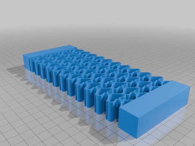 Shock-absorbing heart-shaped lattice structure 3D model thumbnail
