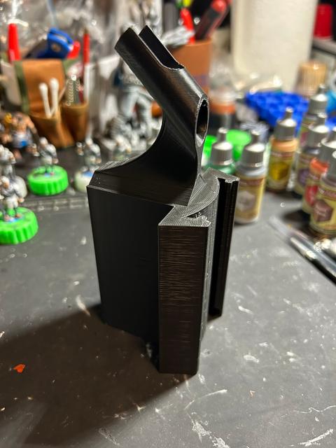 Laptop Saver - Airbrush holder 3D model thumbnail