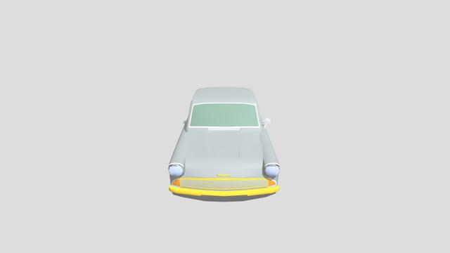 Ford Anglia lowpoly for 3D-printing 3D model thumbnail