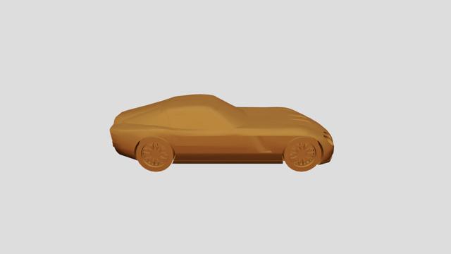Bristol Fighter 2007 lowpoly for 3D-printing 3D model thumbnail