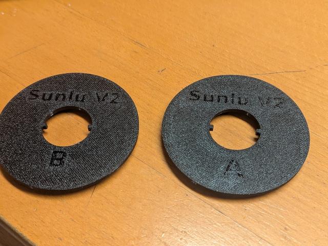 Spacer and spool adapter discs 3D model thumbnail