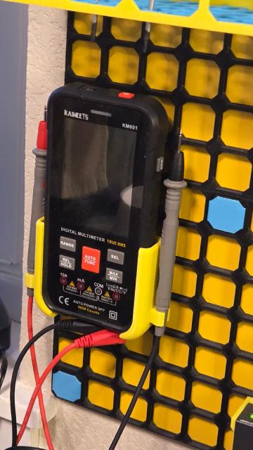 Kaiweets KM601 Multimeter mount - openGrid 3D model thumbnail