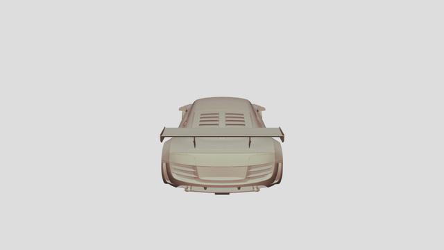 Audi R8 LMS Scale1-60 for 3D-printing 3D model thumbnail