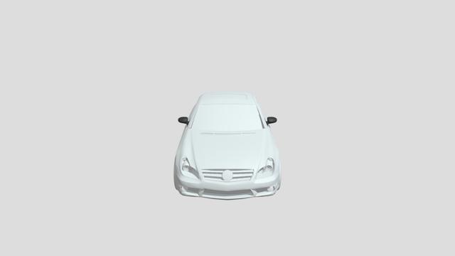 Mercedes CLS 2005 lowpoly for 3D-printing 3D model thumbnail