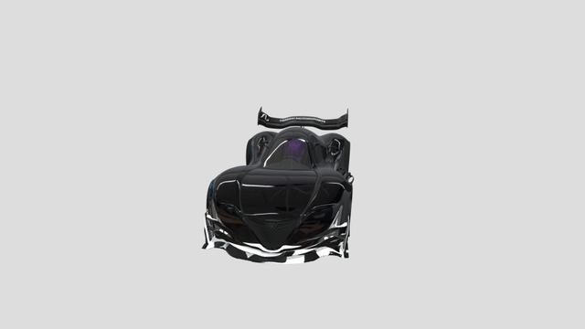Yamaki GTX R Supercar 3D model thumbnail