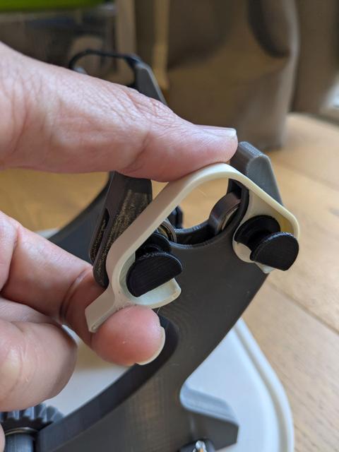 Pastamatic - retention clips - easy open finger tabs - normal and drive side clips 3D model thumbnail