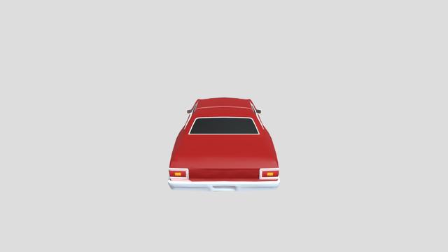 Ford Torino Tuned 1970s lowpoly for 3D-printing 3D model thumbnail