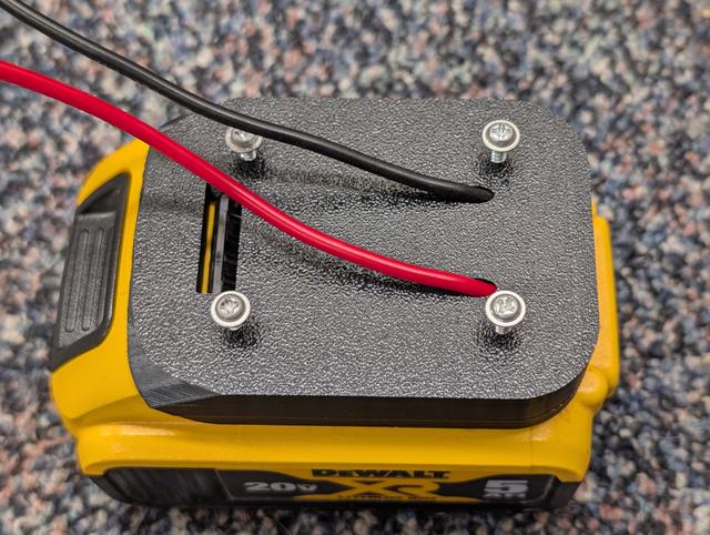 DeWALT battery adapter remix 3D model thumbnail